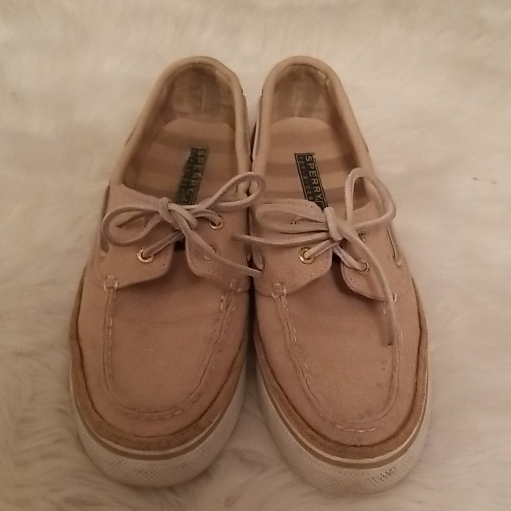 Sperry burlap dock shoe